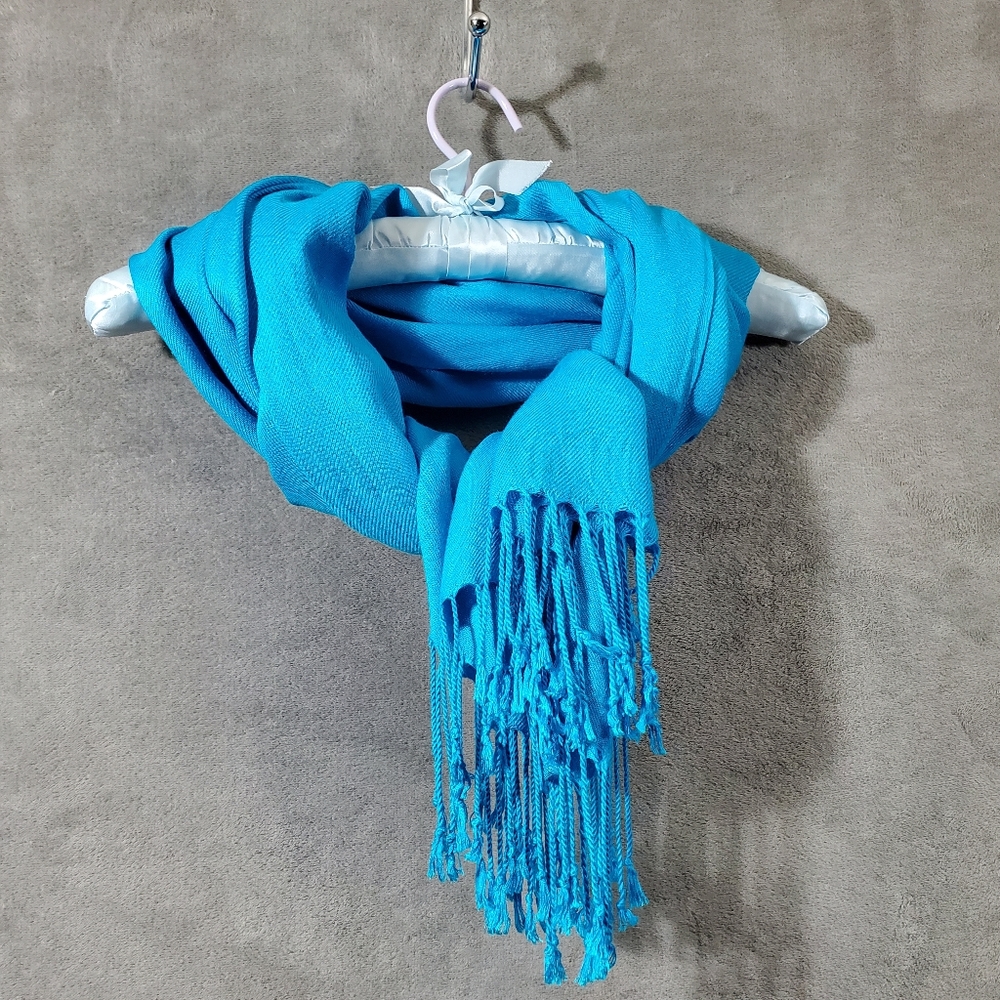 Apt 9 Large Scarf Wrap Bright Turquoise Blue